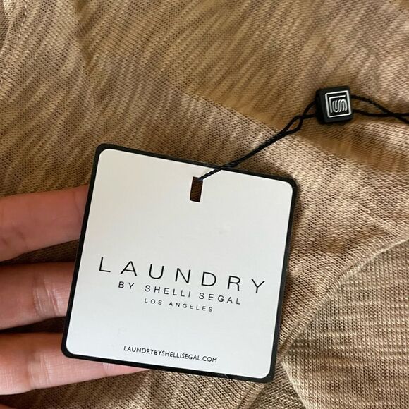 LAUNDRY By Shelli Segal Dolman Sleeve Knit Cardigan Camel Size S - Picture 6 of 6